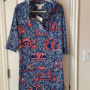 Gretchen Scott Palanquin / chinoiserie shift dress